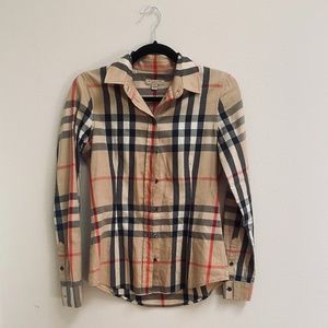 Burberry Brit Plaid Button Down